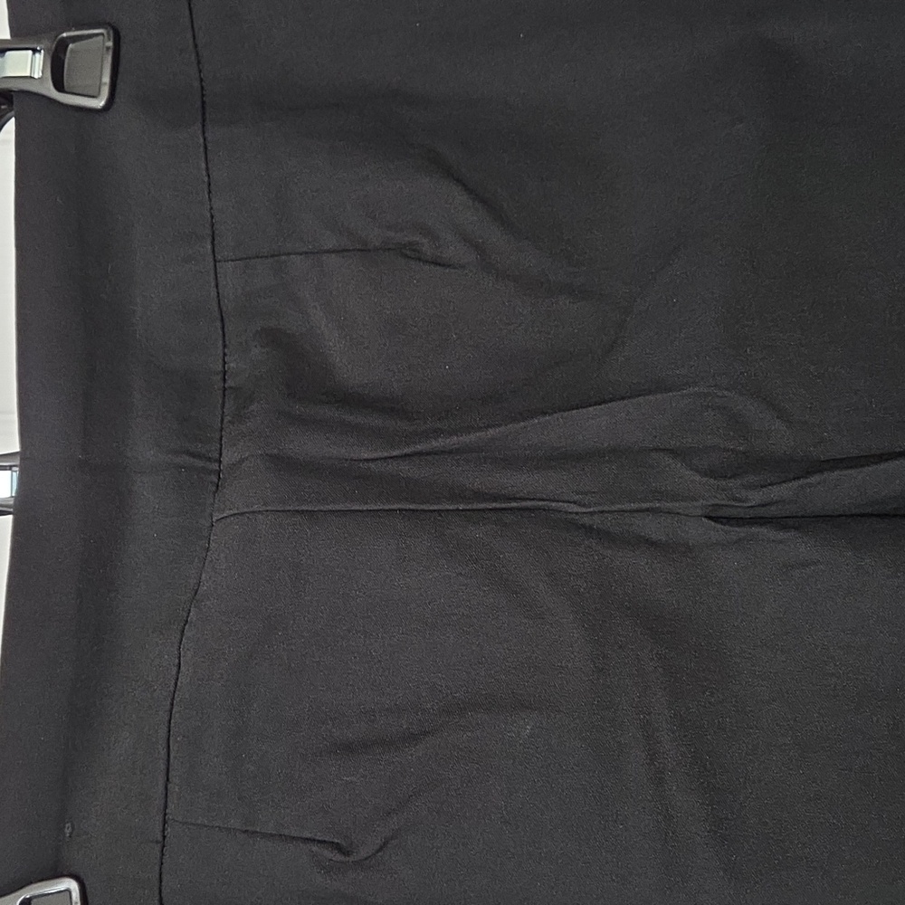 CHICOS SO SLIMMING BRIGITTE SIDE VENT BLACK CROP PANTS 0.5 - Picture 4 of 10